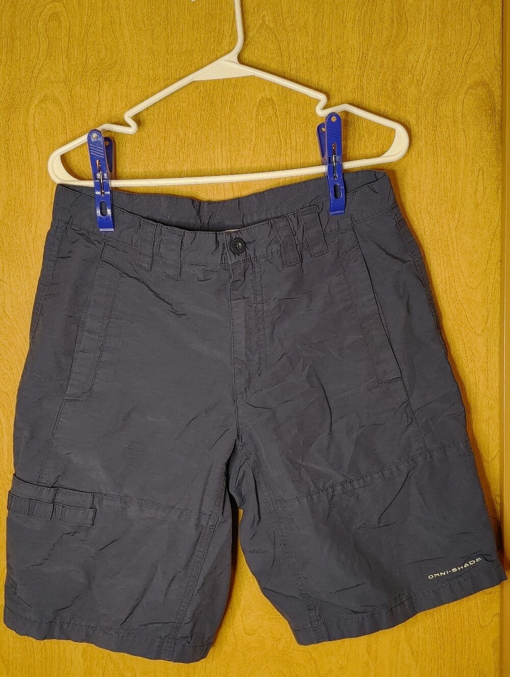 Columbia Men’s Omni-Shade Charcoal Gray Outdoor Shorts